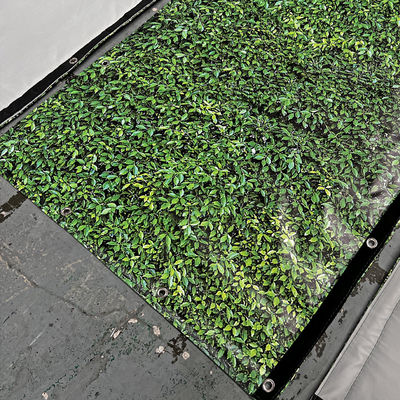 Litong Flame-retardant Sound-absorbing for Outdoor Construction Green Leaf Printing Noise Barrier