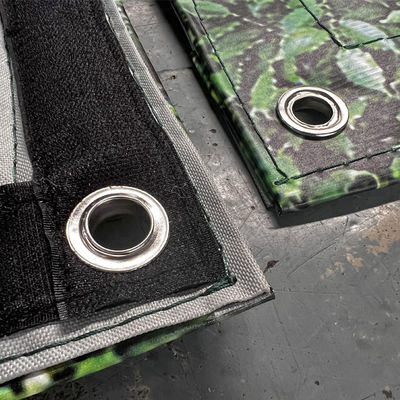 Litong Flame-retardant Sound-absorbing for Outdoor Construction Green Leaf Printing Noise Barrier