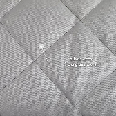 Litong  Flame-Retardant Sound-absorbing for Outdoor Construction Sliver Grey Acoustic Blanket Sound Barrier