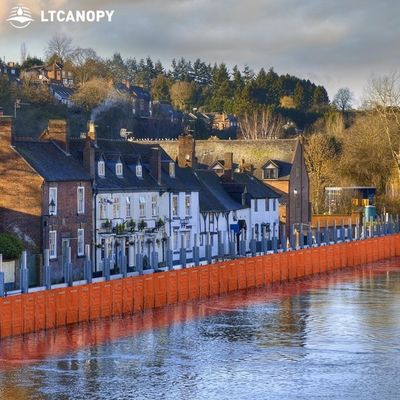 LTCANOPY Flood Protection Barrier Plastic Flood Control Water Gate Anti Flood Barrier