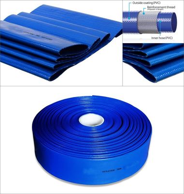 Litong 8INCH  Pvc Irrigation Hose  Water Pipe Agriculture Water Supply Water Pump Hose Pvc Layflat  China Factory Hose Supplier