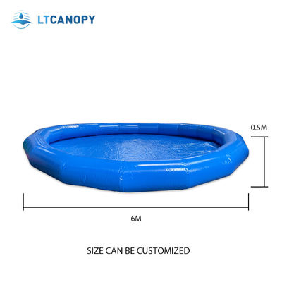 Litong Family Lounge Pool for Kids Adults Giant Inflatable Round Shape Customized Size Pvc Swimming Pool