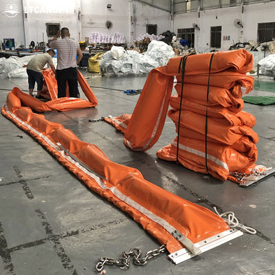 Litong Environment Protective Floating Boom Inshore Floating Fence Boom Seaweed Barrier Pvc Oil Containment Boom
