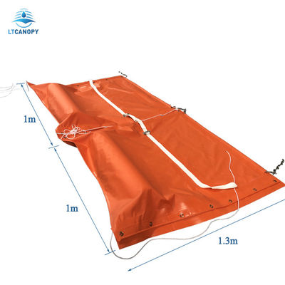 Litong Customized High-quality 600gsm Pvc Fabric Prevent Fuel Oil Spills Floating Oil Containment Boom