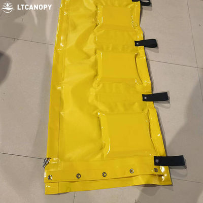 Litong Protect Ocean Prevent Fuel Oil Spills Containment Solution Pvc Floating Fence Boom Silt Curtain