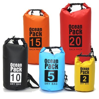 2023  Waterproof Dry Bag for Fishing Boating Kayaking Folding Bucket Surfing Rafting Camping Packaging Bag2L- 30L