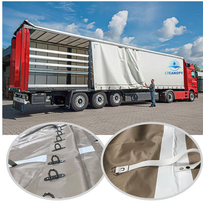 Litong China Factory Khaki Vehicle Cover Wholesale Heavy Duty Tarps Pvc Coated Tarpaulin Truck Cover
