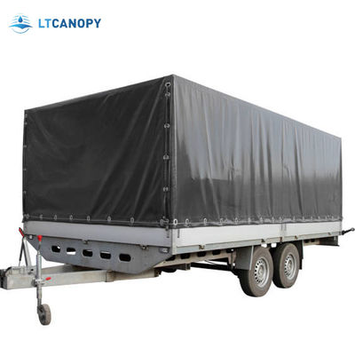 Litong Tear Resistant Waterproof Heavy Duty Tarp Grey Color Tarpaulin for Truck Cover