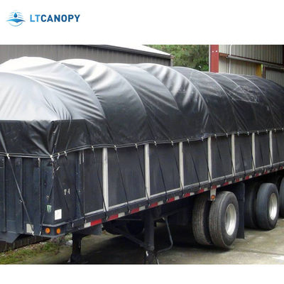 Litong Tear Resistant Waterproof Heavy Duty Tarp Grey Color Tarpaulin for Truck Cover