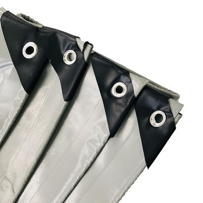 Litong Tear Resistant Waterproof Heavy Duty Tarp Grey Color Tarpaulin for Truck Cover