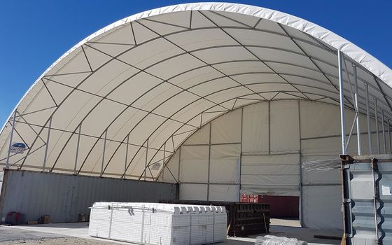 Litong High Quality PVC Dome Industrial Shipping Container Shelter Shed Equipment Storage Container Canopy