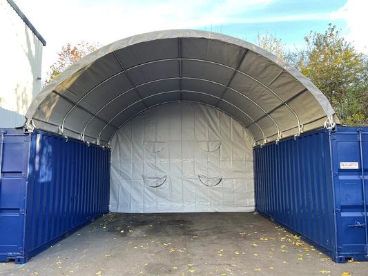 Litong High Quality PVC Dome Industrial Shipping Container Shelter Shed Equipment Storage Container Canopy