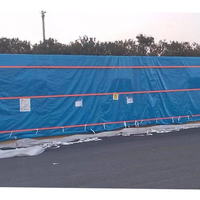 Litong Outdoor Waterproof Cargo Cover Tarp Blue Pvc Tarpaulin Cover