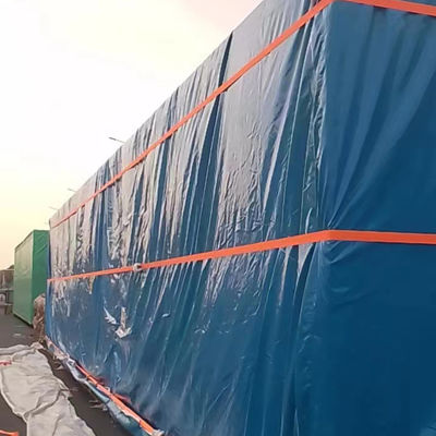 Litong Outdoor Waterproof Cargo Cover Tarp Blue Pvc Tarpaulin Cover