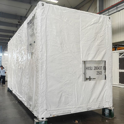 Litong High Quality 610gsm White Tarp 20ft 40ft Shipping Container Cover Container Tarpaulin