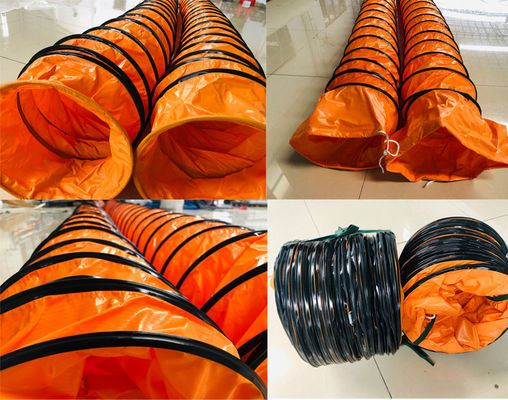 Litong 14inch Flame Retardant Pvc Flexible Ducting Hose 12inch Pvc air Duct Hose