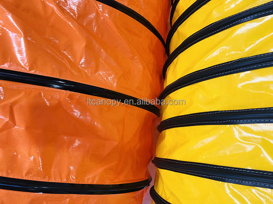 Litong Flame Retardant Best 10" 12" Flexible PVC Air Duct Hose Pvc Fabric for Ducting China Manufacturer