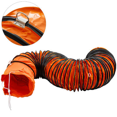 Best Selling Mine Ventilation Duct Portable  Blower Hose Flexible Vent Duct PVC Laminated Coated Fabric Manufacturer