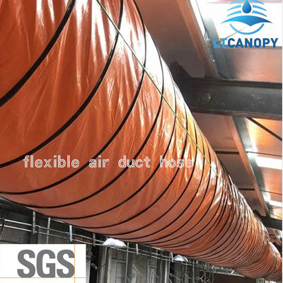 Best Selling Mine Ventilation Duct Portable  Blower Hose Flexible Vent Duct PVC Laminated Coated Fabric Manufacturer