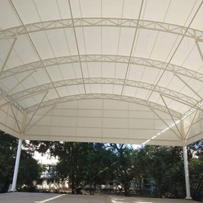 Litong China Outdoor Canopy Shade Umbrella Waterproof Tensile Membrane Structure Roof Wind Tensile Fabric Awnings