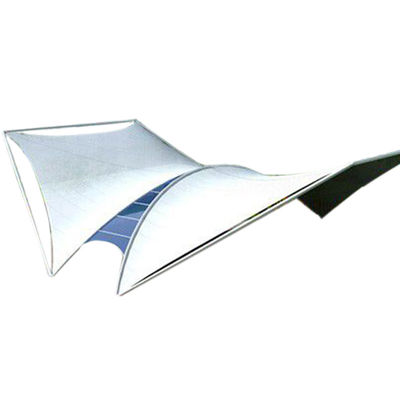 High Quality White PVC Coated landscape tensile Canopy umbrella fabric strength membrane structure fabric roof