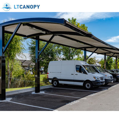 High Quality Car Parking Sheds Sunshades Strength Membrane Structure Fabric Roof Covering Structure Tent Custom