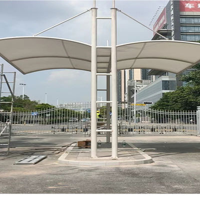 High Quality Car Parking Sheds Sunshades Strength Membrane Structure Fabric Roof Covering Structure Tent Custom