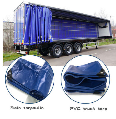 Truck Side Curtain Truck Tarpaulin Supplier Custom Logo Durable PVC Tarpaulin