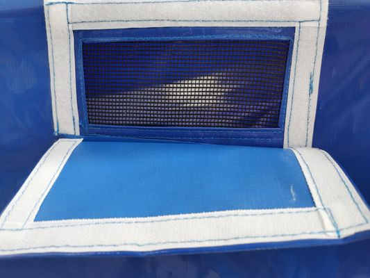 Litong Custom Commercial Heavy Duty Blue Canvas Truck Tarpaulin Cover Printed Tarps Tarpaulin Canvas