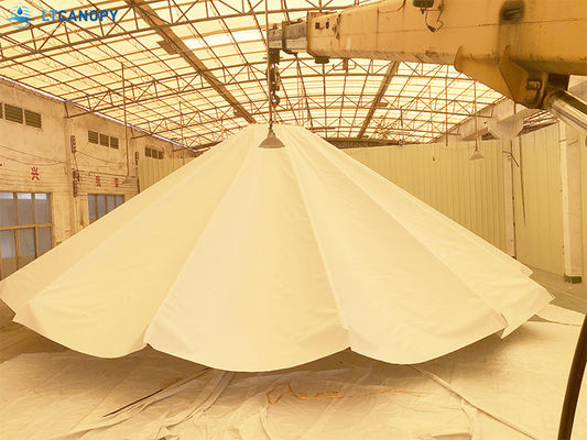 China  Outdoor Sunshade Umbrella Waterproof Roof Covering  Wind  Tensile Fabric Awnings Party Tent Hotel Awning