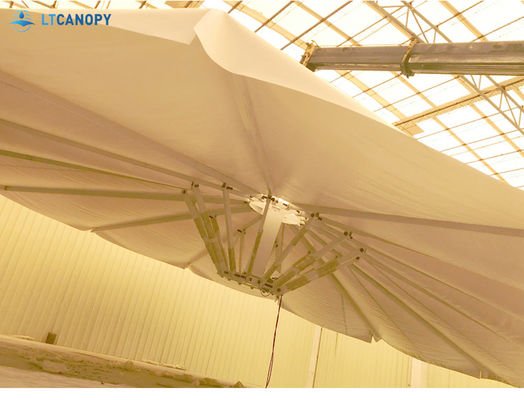 China  Outdoor Sunshade Umbrella Waterproof Roof Covering  Wind  Tensile Fabric Awnings Party Tent Hotel Awning