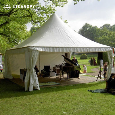Litong Hot New Promotional PVC Canopy Tensile Fabric Stretch Pvc Tent Fabric Pagoda Tent Outdoor