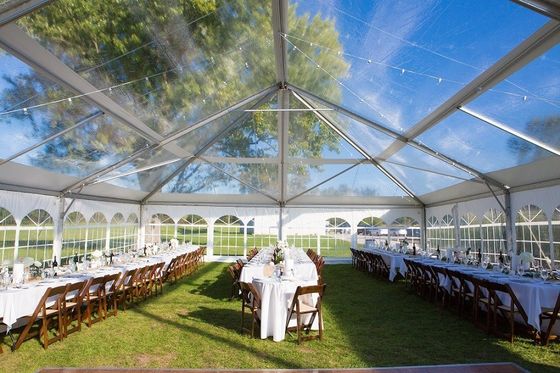 Litong Customized Party Tent 20x20 Heavy Duty Waterproof clear Top Tent for Outdoor Wedding Party
