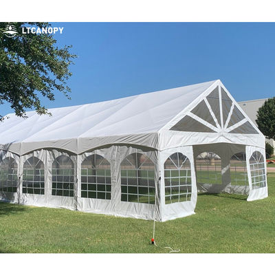 Litong High Tensile Strength White Pvc Tarp Event Tents Outdoor Wedding Party 20x40 with Side Curtain