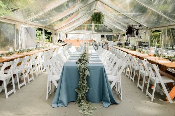 Litong High Tensile Strength White Pvc Tarp Event Tents Outdoor Wedding Party 20x40 with Side Curtain