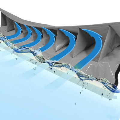 Litong Pvc Material Self-deploy Anti Flood Gate for Safe protection Home Use  Flood Water Gate